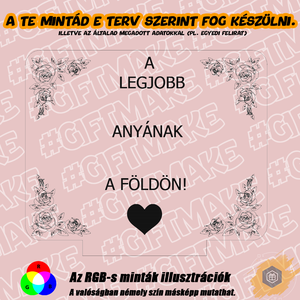 A legjobb anyának a Földön - 3D LED LÁMPA ANYÁKNAPJÁRA - otthon & életmód - lámpa - hangulatlámpa - Meska.hu
