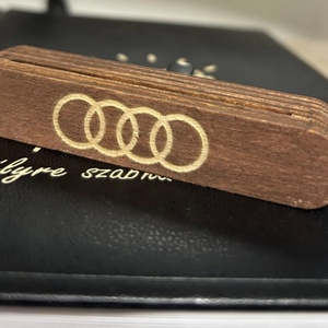 Gravírozott fa autóillatosító  Egyedi névvel, felirattal, Otthon & Életmód, Autó, Autós illatosító, Gravírozás, pirográfia, Famegmunkálás, MESKA