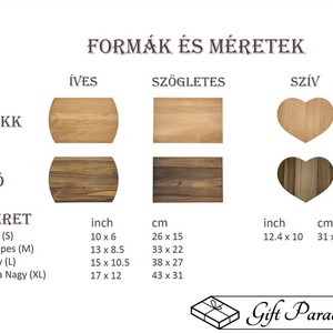Vágódeszka - otthon & életmód - konyhafelszerelés, tálalás - sütés, főzés - vágódeszka - Meska.hu
