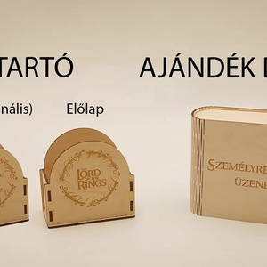 Gyűrűk Ura Poháralátét Készlet - otthon & életmód - konyhafelszerelés, tálalás - tálalás - tányér- és poháralátét - Meska.hu