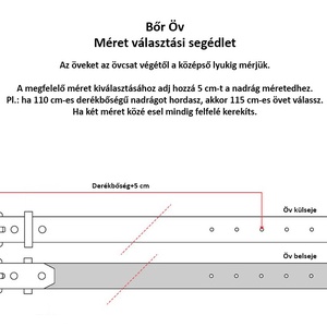 Bőröv - ruha & divat - öv & övcsat - öv - Meska.hu
