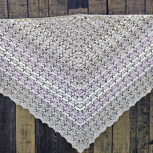 Szénakazal horgolt vállkendő - ruha & divat - sál, sapka, kendő - vállkendő - Meska.hu