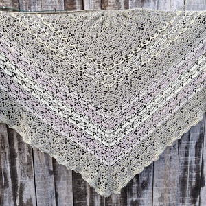 Szénakazal horgolt vállkendő - ruha & divat - sál, sapka, kendő - vállkendő - Meska.hu