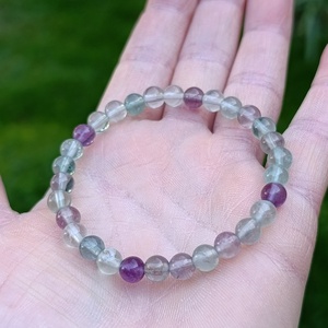 A minőségű fluorit ásványkarkötő - ékszer - karkötő - ásványkarkötő - Meska.hu
