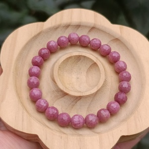 A minőségű fazettált thulit ásványkarkötő  - ékszer - karkötő - ásványkarkötő - Meska.hu