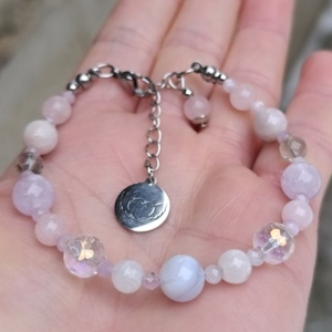 Energetizált ásványkarkötő a valódi kapcsolódásokhoz, Ékszer, Karkötő, Ásványkarkötő, Ékszerkészítés, MESKA