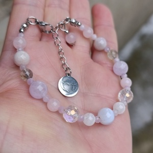 Energetizált ásványkarkötő a valódi kapcsolódásokhoz - ékszer - karkötő - ásványkarkötő - Meska.hu