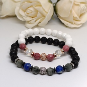 Valentin napi páros karkötő - Meska.hu