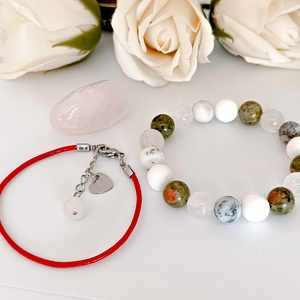 Szívem egyensúlya szett - két karkötő, egy marokkő - Meska.hu