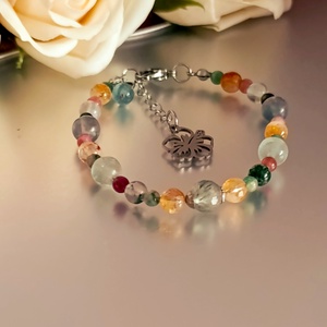 Energetizált ásványkarkötő a lelki egyensúly helyreállítására , Ékszer, Karkötő, Ásványkarkötő, Ékszerkészítés, MESKA