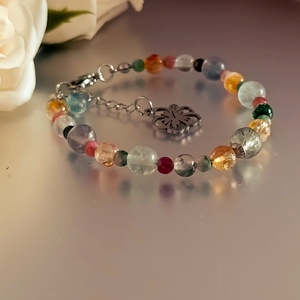 Energetizált ásványkarkötő a lelki egyensúly helyreállítására  - ékszer - karkötő - ásványkarkötő - Meska.hu