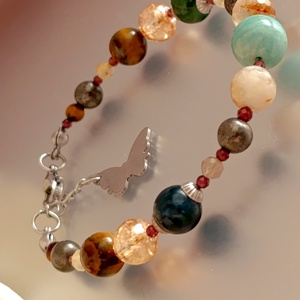 Energetizált drágaköves karkötő: az erő, bőség és siker programja  - ékszer - karkötő - ásványkarkötő - Meska.hu