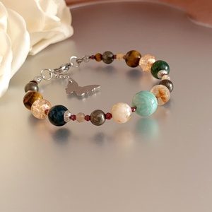 Energetizált drágaköves karkötő: az erő, bőség és siker programja  - ékszer - karkötő - ásványkarkötő - Meska.hu