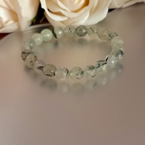 Prehnit ásvány karkötő - a gyógyítók ásványa, Ékszer, Karkötő, Ásványkarkötő, Ékszerkészítés, MESKA