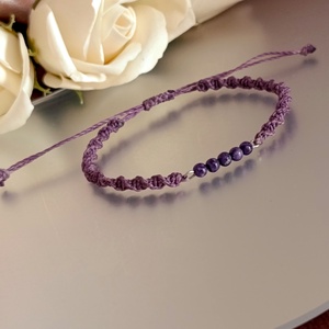 Átalakulás csaroit csomózott, állítható karkötő - ékszer - karkötő - fonott karkötő - Meska.hu