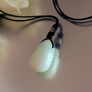 Hemimorfit állítható nyaklánc, Ékszer, Nyaklánc, Hosszú nyaklánc, Csomózás, Ékszerkészítés, MESKA