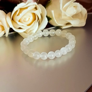 Magas rezgés és védelem Szelenit ásványkarkötő  - Meska.hu