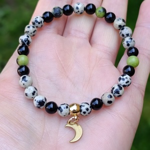 3 darabos szett dalmata jáspissal - ékszer - ékszerszett - Meska.hu