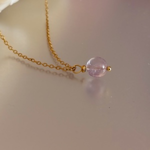 Ametrin nyaklánc - egyensúly és lendület  - ékszer - nyaklánc - medál - Meska.hu