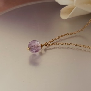 Ametrin nyaklánc - egyensúly és lendület  - ékszer - nyaklánc - medál - Meska.hu