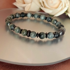 Férfi erő - önbizalom - védelem � sasszem ásványkarkötő, Ékszer, Karkötő, Ásványkarkötő, Ékszerkészítés, MESKA