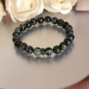 Stabilitás - biztonság - nyugalom kambaba jáspis férfi ásványkarkötő - Meska.hu