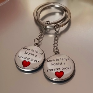 Anya�lánya kulcstartó páros � a szeretet örök köteléke  - Meska.hu