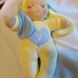 Nyuszóka alvó baba - Meska.hu