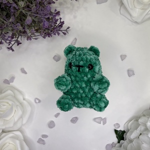 Plüssmaci - zöld amigurumi horgolt plüssjáték - Meska.hu