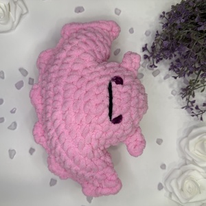Pink plüss denevér - Meska.hu