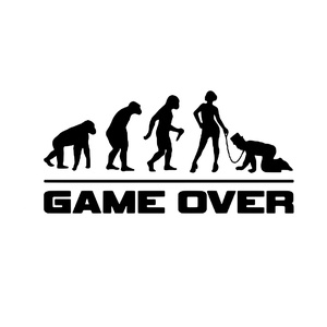 Vasalóval felvasalható Game Over PÓLÓminta, személyes  ajándék, névnapi ajándék - otthon & életmód - papír, írószer - matrica, matrica csomag - Meska.hu