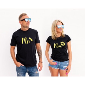 Mr és MRS póló szett - esküvő - legénybúcsú - Meska.hu