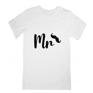 Mr és MRS póló szett - esküvő - legénybúcsú - Meska.hu