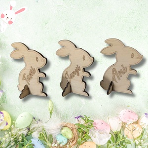 Húsvéti talpas nyuszi csoportok részére , Otthon & Életmód, Dekoráció, Dísztárgy, Famegmunkálás, MESKA