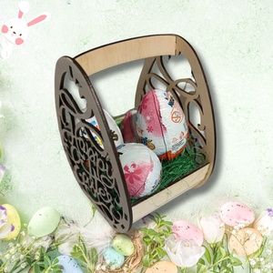 Húsvéti tojásgyűjtő, ajándékátadó kosárka - otthon & életmód - dekoráció - dísztárgy - Meska.hu
