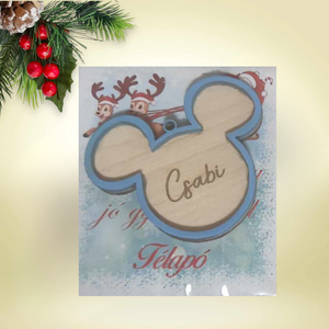 Egérke formájú neves karácsonyfadísz csoportok részére is - karácsony - karácsonyi lakásdekoráció - karácsonyfadíszek - Meska.hu