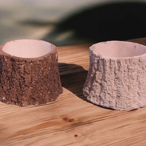 Fakéreg mintájú kis kaspó  - otthon & életmód - virágdekoráció - virágtartó - kaspó - Meska.hu