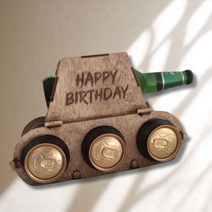 Ajándékátadó sörtank, Otthon & Életmód, Dekoráció, Asztal és polc dekoráció, Asztaldísz, Gravírozás, pirográfia, Festett tárgyak, MESKA