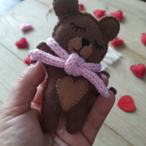 Filc maci, macik, Otthon & Életmód, Dekoráció, Dísztárgy, Hímzés, Varrás, MESKA