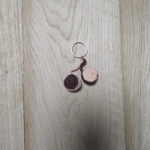 Horgolt macaron kulcstartó - táska & tok - kulcstartó & táskadísz - kulcstartó - Meska.hu