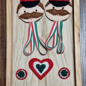 Filc gyapjúfilc kokárda, nemzetiszínű madárka, virág, tulipán, huszárfiú, lány, szív - ékszer - kitűző és bross - kitűző - Meska.hu