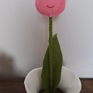 Filc örök tulipán csokor. - otthon & életmód - dekoráció - dísztárgy - Meska.hu
