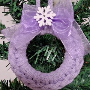 Horgolt karácsonyi  díszek  - karácsony - karácsonyi lakásdekoráció - karácsonyfadíszek - Meska.hu