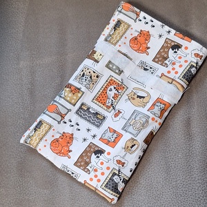 Cicás, macskás- tépőzáras uzsonnás tasak, zsák - táska & tok - uzsonna- & ebéd tartó - szendvics csomagoló - Meska.hu