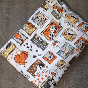 Cicás, macskás- tépőzáras uzsonnás tasak, zsák - Meska.hu