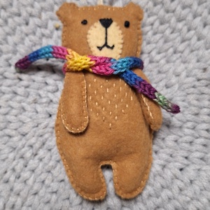 Filc maci, macik, Otthon & Életmód, Dekoráció, Fali és függő dekoráció, Függődísz, Hímzés, Varrás, MESKA