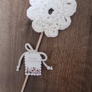 Horgolt  virág.  - otthon & életmód - virágdekoráció - virágok - szálas virág - Meska.hu