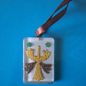 Medál szallaggal, Ékszer, Nyaklánc, Medál, Ékszerkészítés, MESKA