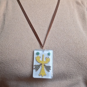 Medál szallaggal - ékszer - nyaklánc - medál - Meska.hu