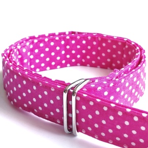 Pink pöttyös mintás gyereköv, Ruha & Divat, Öv & Övcsat, Öv, Varrás, MESKA